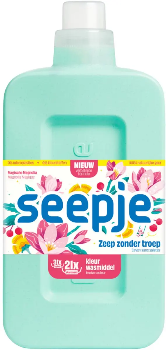 Seepje Wasmiddel Kleur Magische Magnolia 945ml
