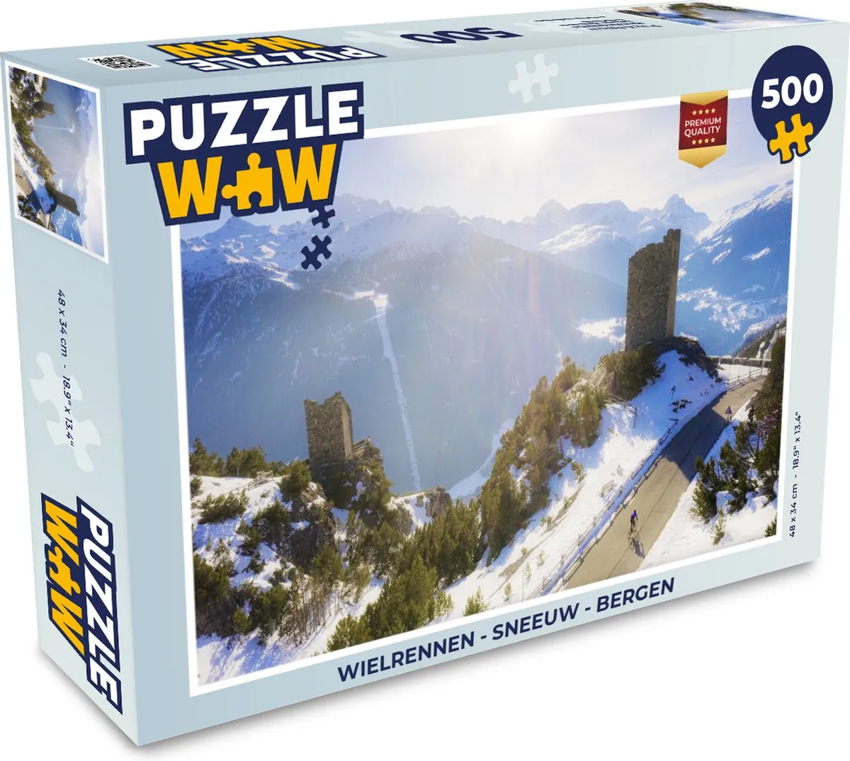 PuzzleWow Wielrennen Legpuzzel 500 Stuks