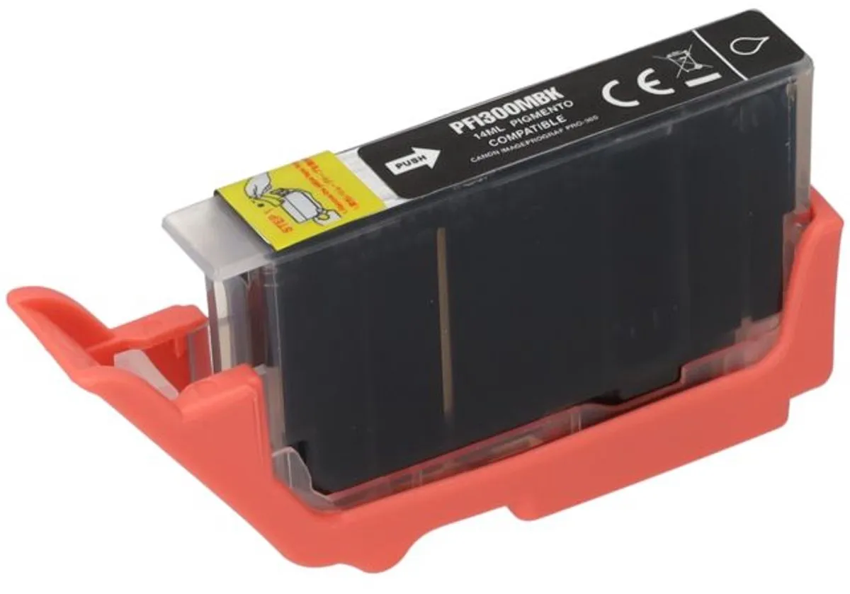 PrintAbout PFI-300MBK Inktcartridge Mat-zwart - 14ml - o.a. Canon iPF510/iPF610