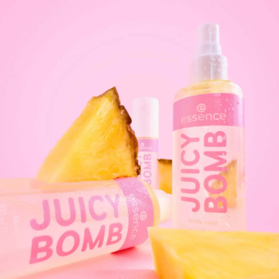 Essence Juicy Bomb Tropical Drop Bodymist 100ml - Pineapple Paradise - afbeelding 2 van 4