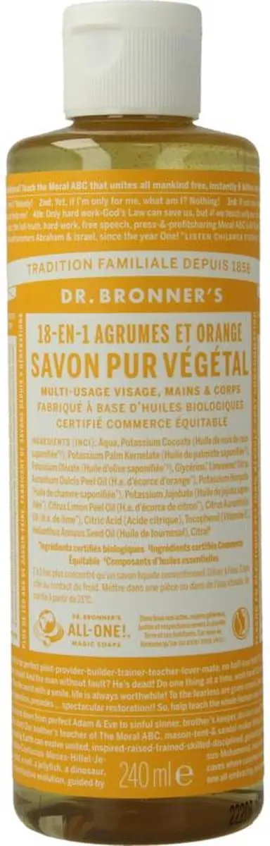 DR BRONNER ZEEP VLB CITRUS bio