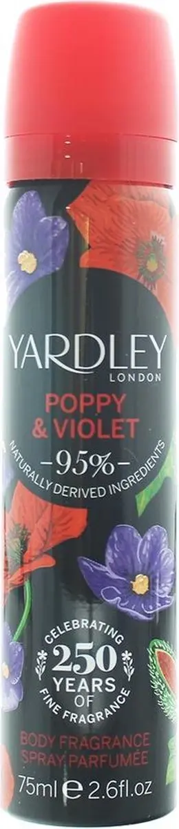 Yardley London Yardley Poppy & Violet body fragrance spray 80 ml