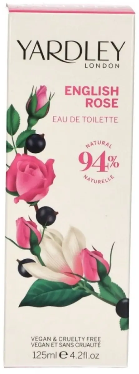 Yardley English Rose Eau de Toilette 125ml - afbeelding 3 van 4