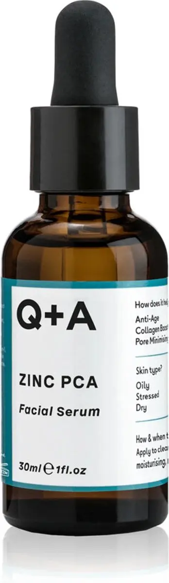Zinc PCA Facial Serum 30ml. Een serum met Zink PCA voor een milde en effectieve