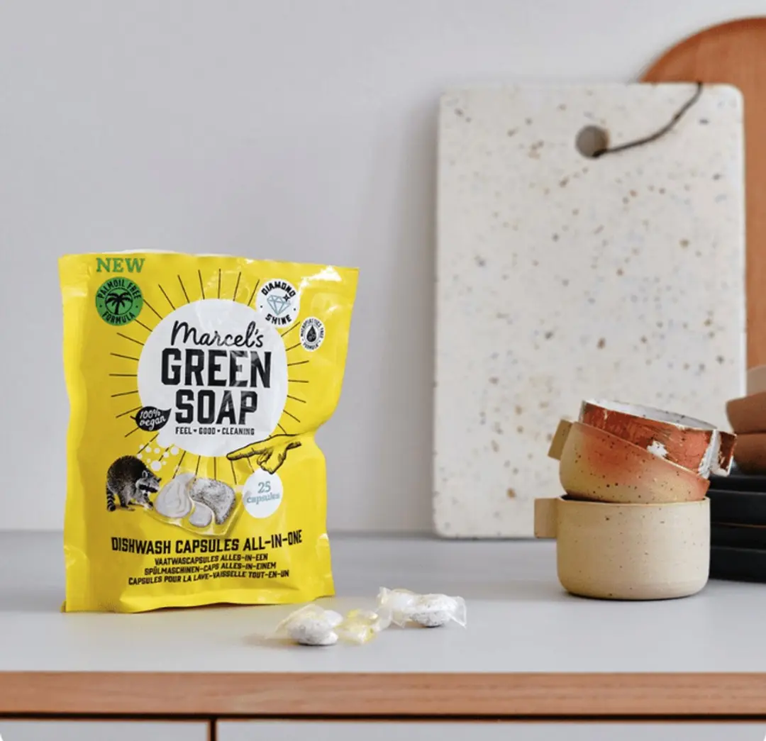 Marcel's Green Soap Vaatwascapsules Eco All-In-One 25 Stuks - afbeelding 4 van 5