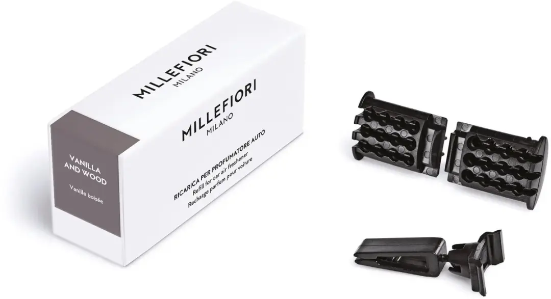 Millefiori Milano Autoparfum Icon Navulling Vanilla & Wood