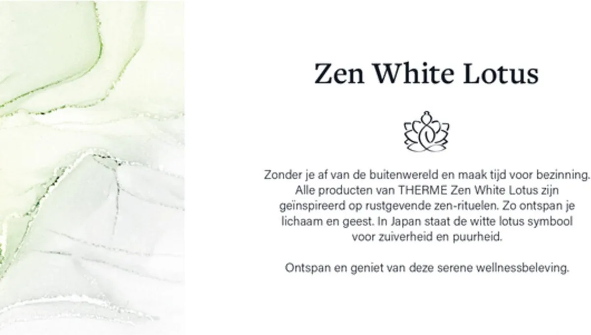 Therme Zen White Lotus Geschenkset - 3 Stuks