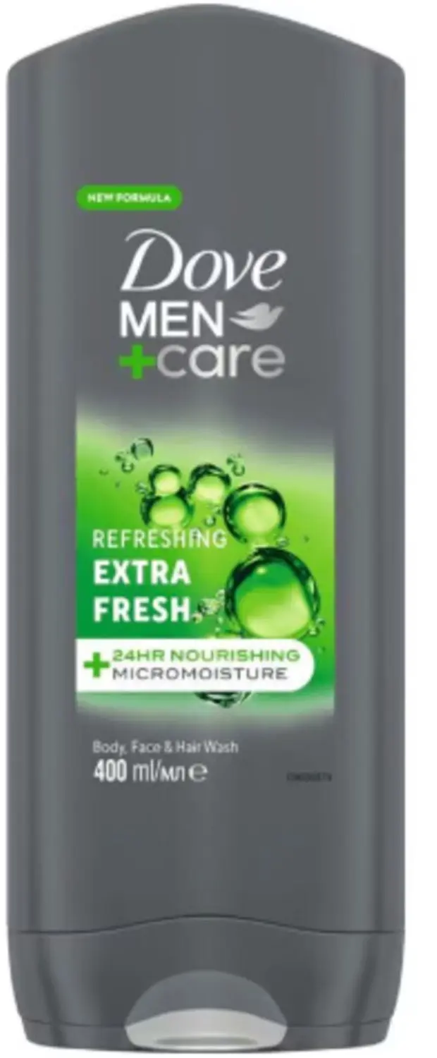 Dove Men+Care Extra Fresh Shampoo & Showergel 400 ml