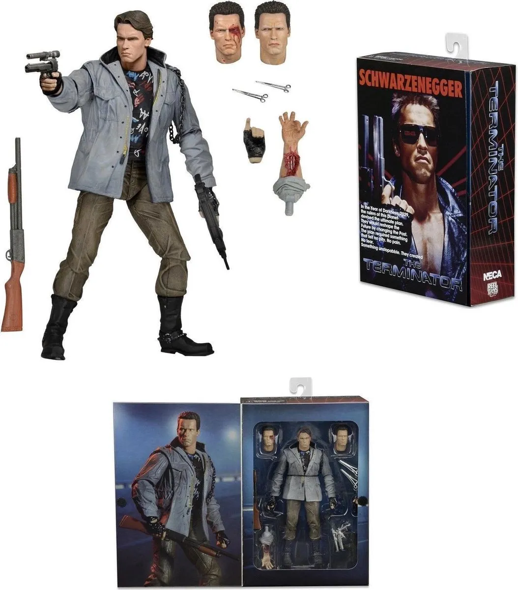 Hasbro Terminator T-800 Tech Noir Ultimate Deluxe Figuur