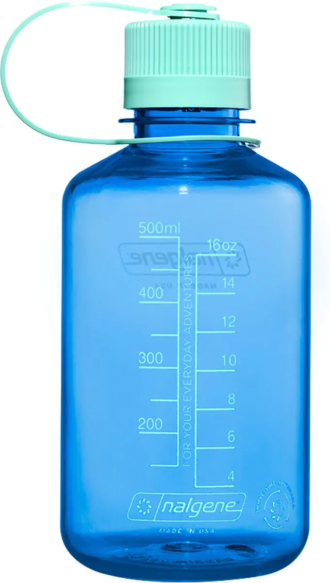 Nalgene Narrow-Mouth N2021-1316 Drinkfles 500ml - Cornflower Blue - afbeelding 2 van 6
