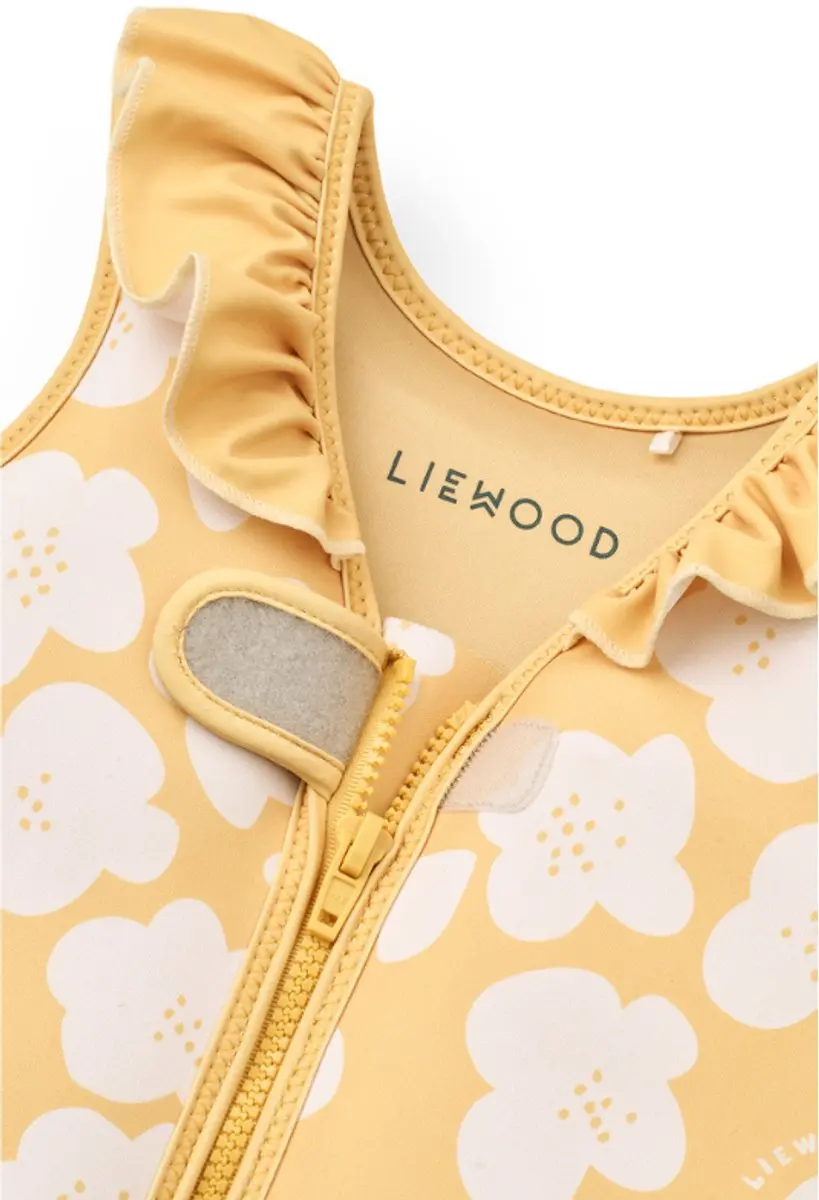Liewood Dove Zwemvest - Flower / Lemon yellow - 19/30 KG
