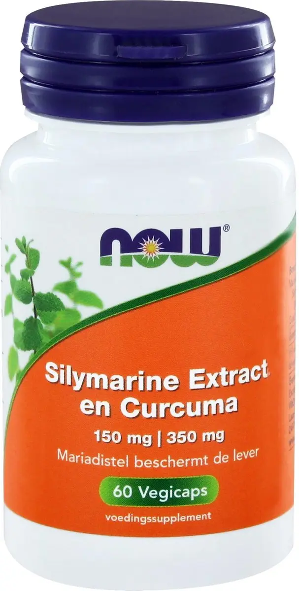 Now Foods Silymarine & Curcuma 60 Vegicaps