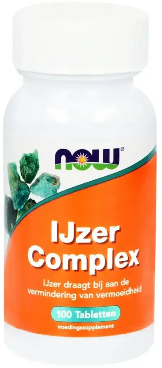 Now Foods IJzer Complex Vegetarisch 100 Tabletten