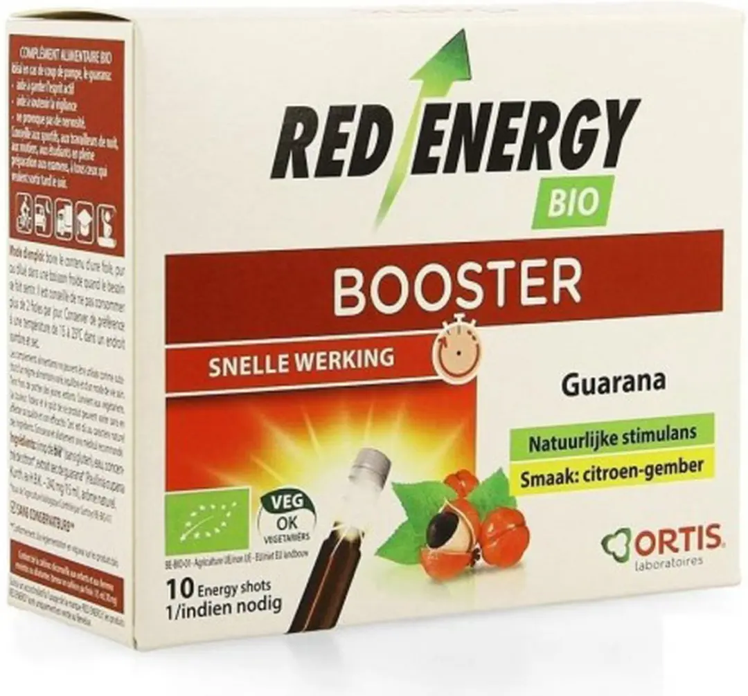 Ortis Red Energy Bio Alcoholvrij 10 Stuks