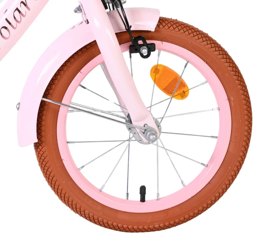 Volare Ashley Kinderfiets 14 inch - Roze - 1 Versnelling - afbeelding 6 van 6
