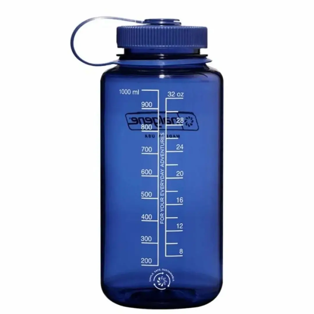 Nalgene Wide Mouth Fles 1L - Denim - afbeelding 3 van 6