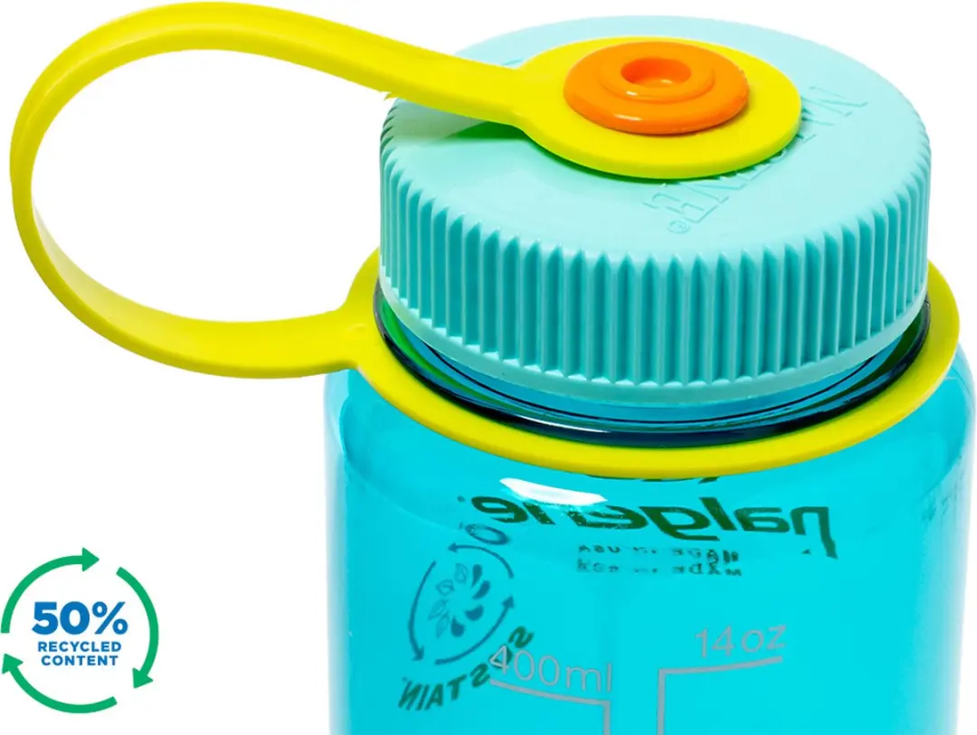 Nalgene Wide Mouth N2020-0416 Drinkfles 500ml - Cerulean - afbeelding 3 van 6