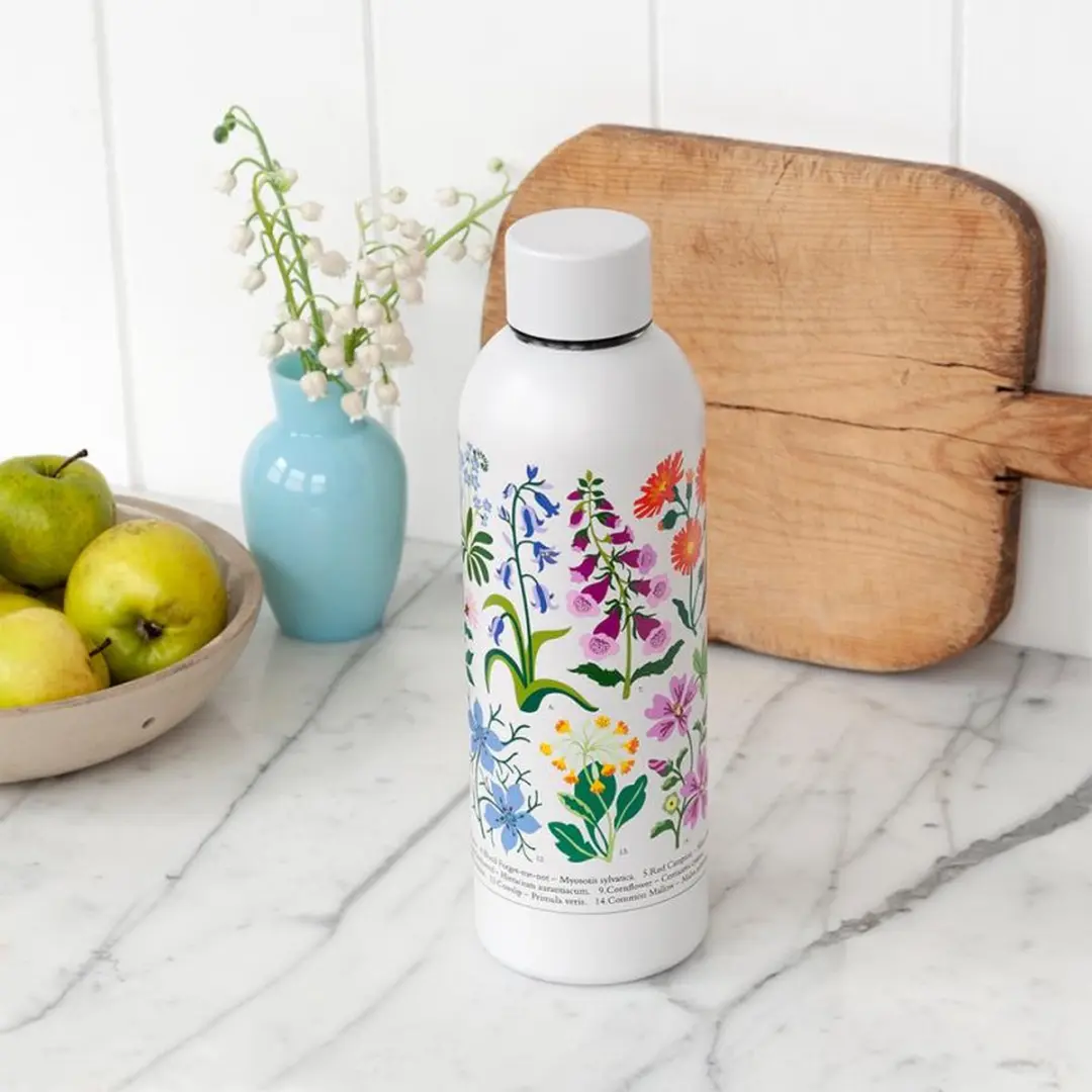 Rex London Wild Flowers Thermosfles 500ml - Roestvrij staal