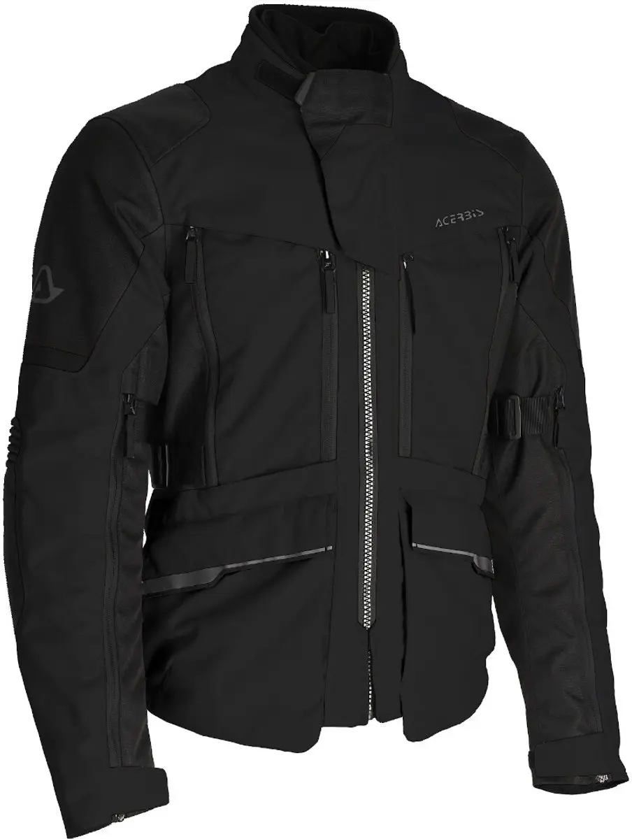 Acerbis X-Rover Zwart Waterdichte Textiele Motorjas