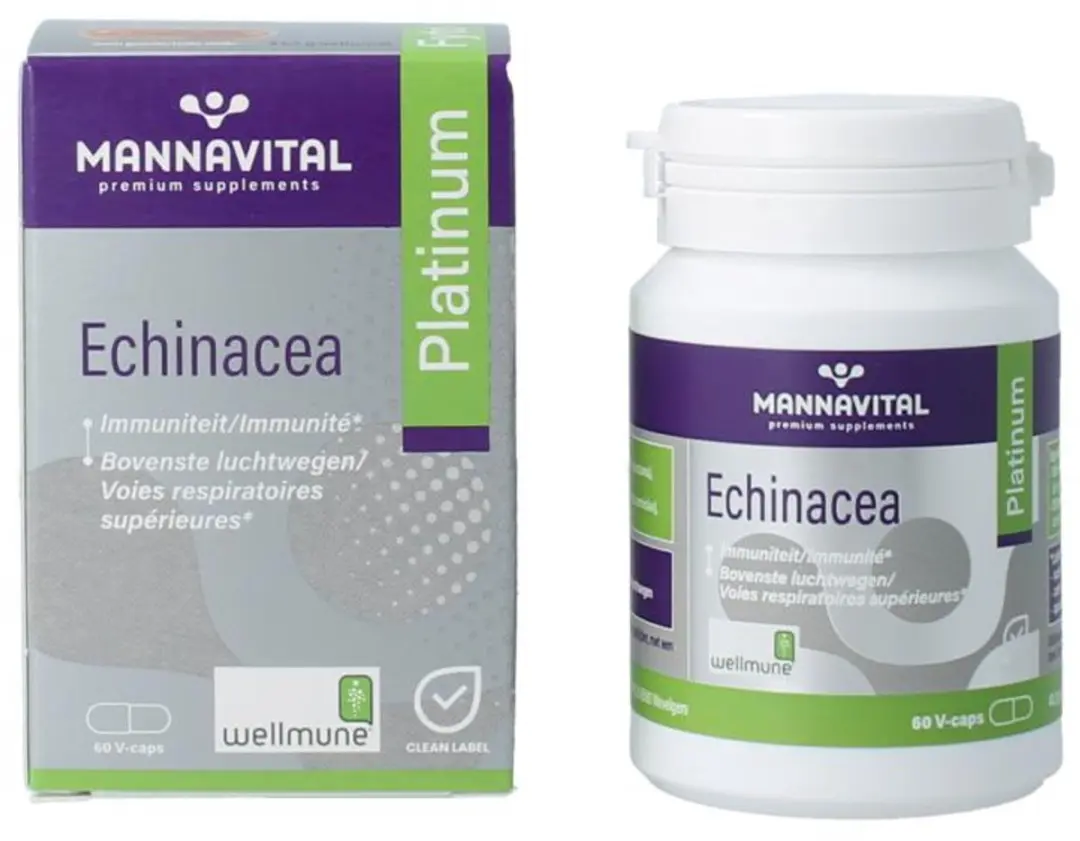 Mannavital Echinacea Platinum 60 Vegacapsules