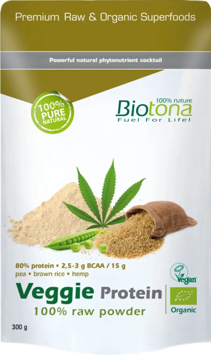 Biotona Veggie Protein Raw Bio 300g