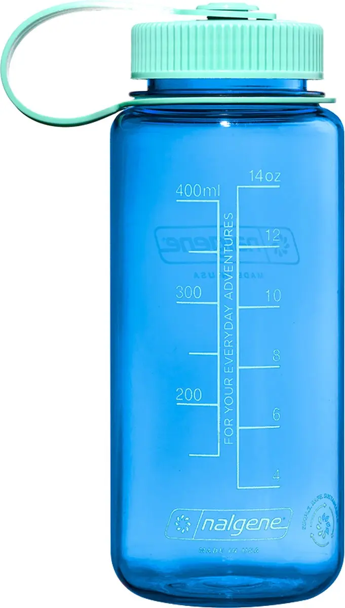 Nalgene Wide-Mouth N2020-3616 Drinkfles 500ml - Cornflower Blue - afbeelding 2 van 6