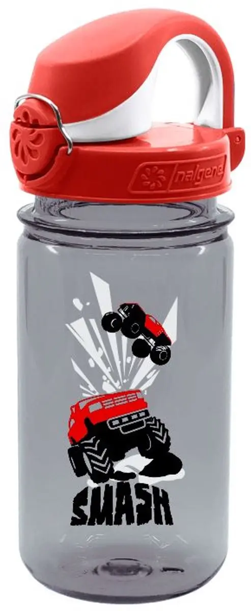 Nalgene On The Fly Kids Bottle 350ml - Grijs/Rood - afbeelding 2 van 2