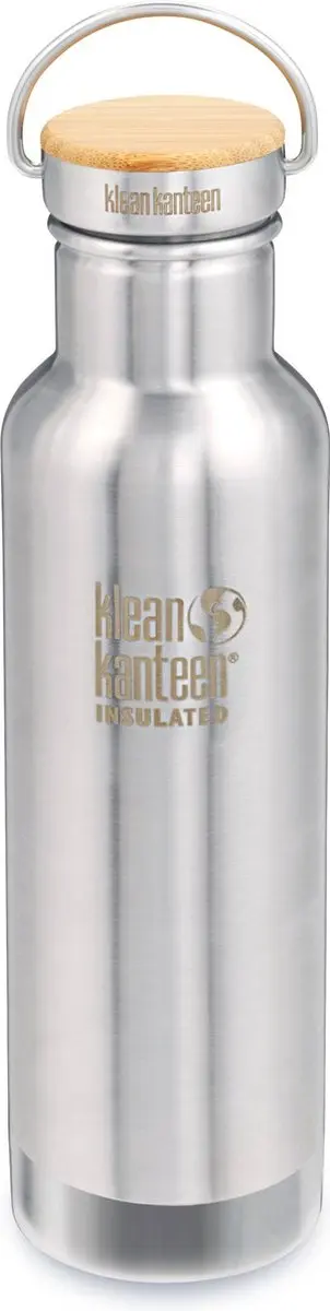 Klean Kanteen Insulated Reflect Stainless Uni Bamboo Cap 592 ml Brushed Stainles