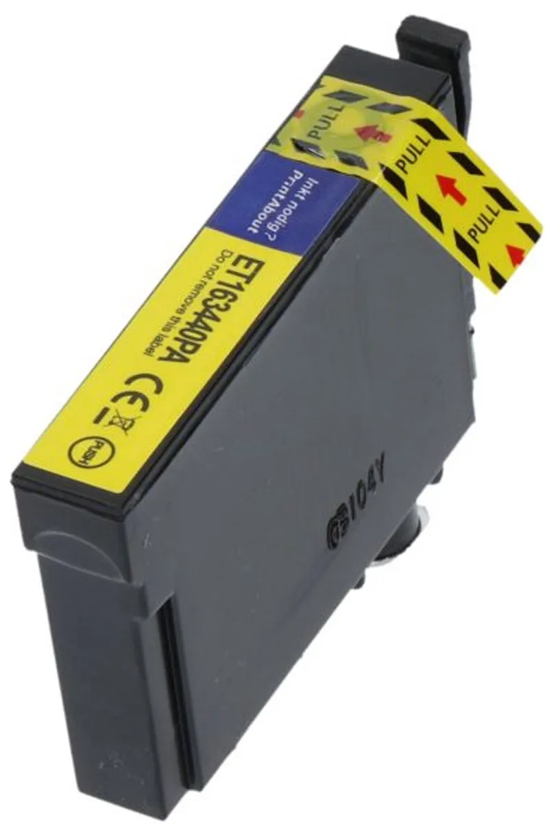 PrintAbout Inktcartridge C13T16344012 Geel - 900 Pagina's
