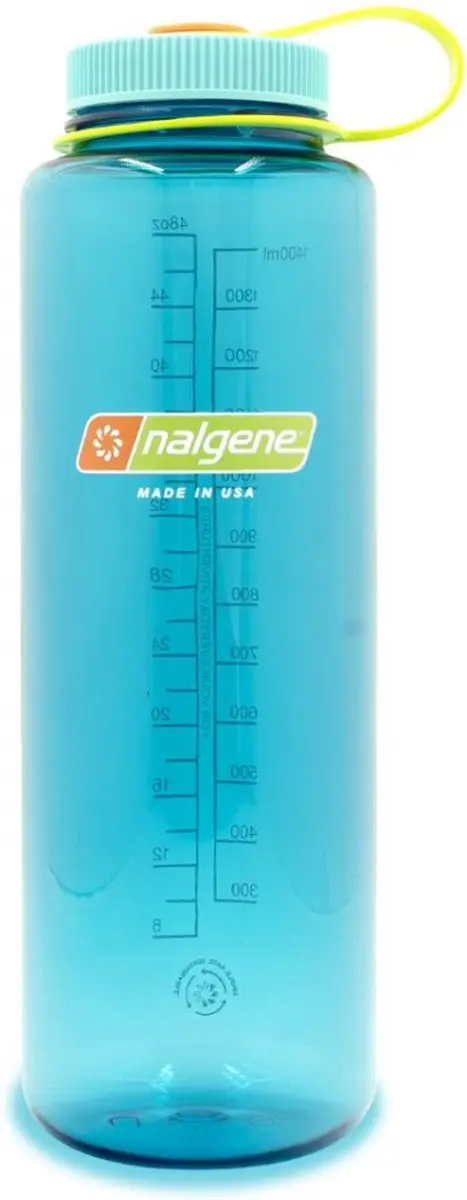 Nalgene Wide Mouth Fles 1500ml - Cerulean - afbeelding 6 van 6