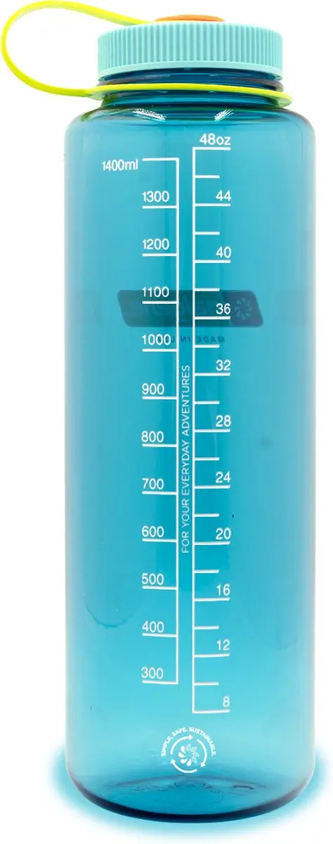Nalgene Wide Mouth Fles 1500ml - Cerulean - afbeelding 2 van 6