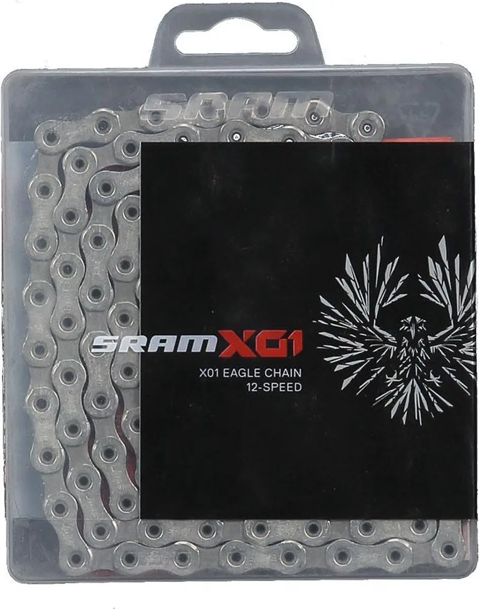 SRAM PC X01 Eagle 12 Speed Ketting 126L - Zilver - afbeelding 5 van 6