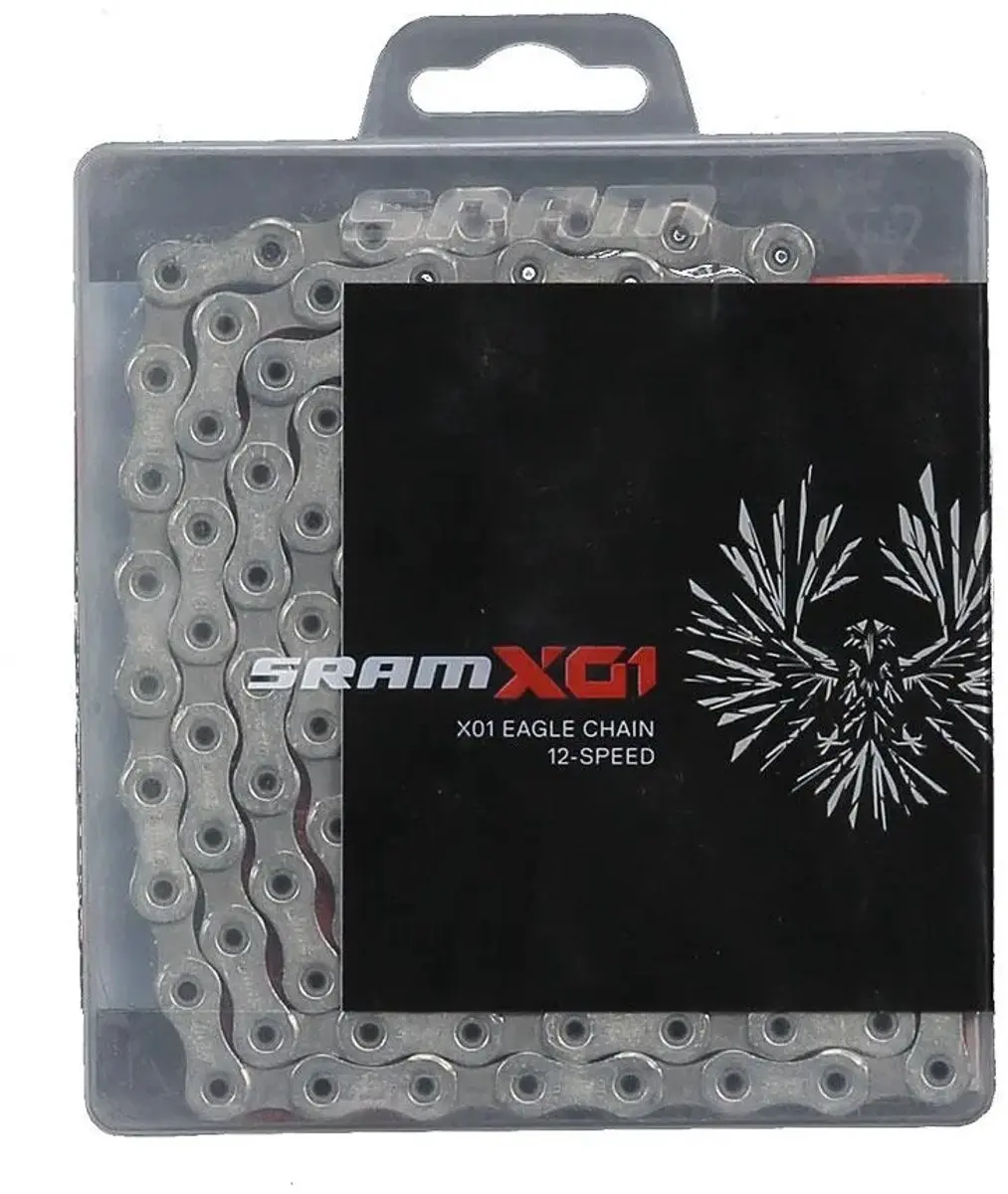 SRAM PC X01 Eagle 12 Speed Ketting 126L - Zilver - afbeelding 6 van 6