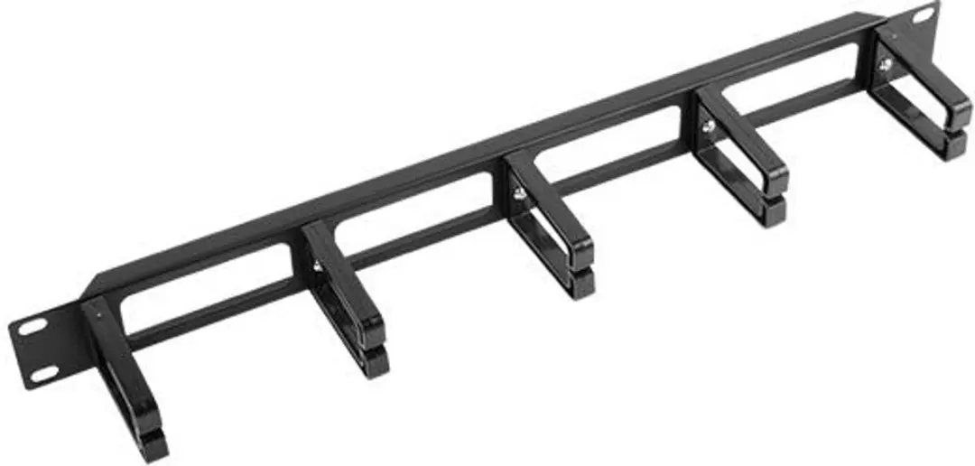 Lanberg AK-1202-B Kabelmanagementpaneel 19" 1U - Zwart - afbeelding 5 van 5