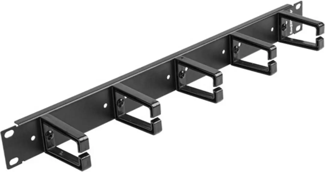 Lanberg AK-1202-B Kabelmanagementpaneel 19" 1U - Zwart - afbeelding 3 van 5