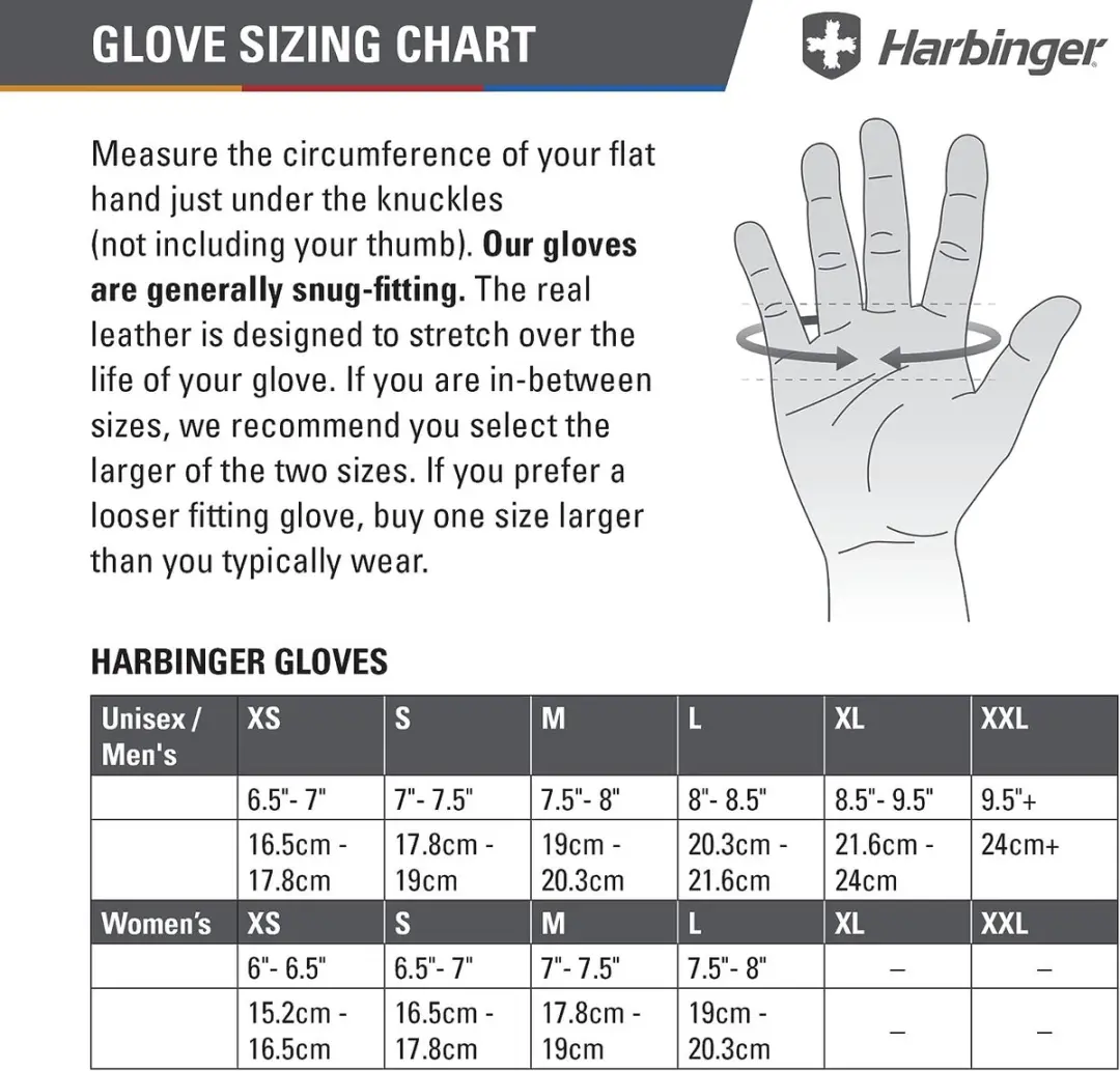 Harbinger Power 2.0 Fitness Handschoenen M - Zwart - afbeelding 4 van 6