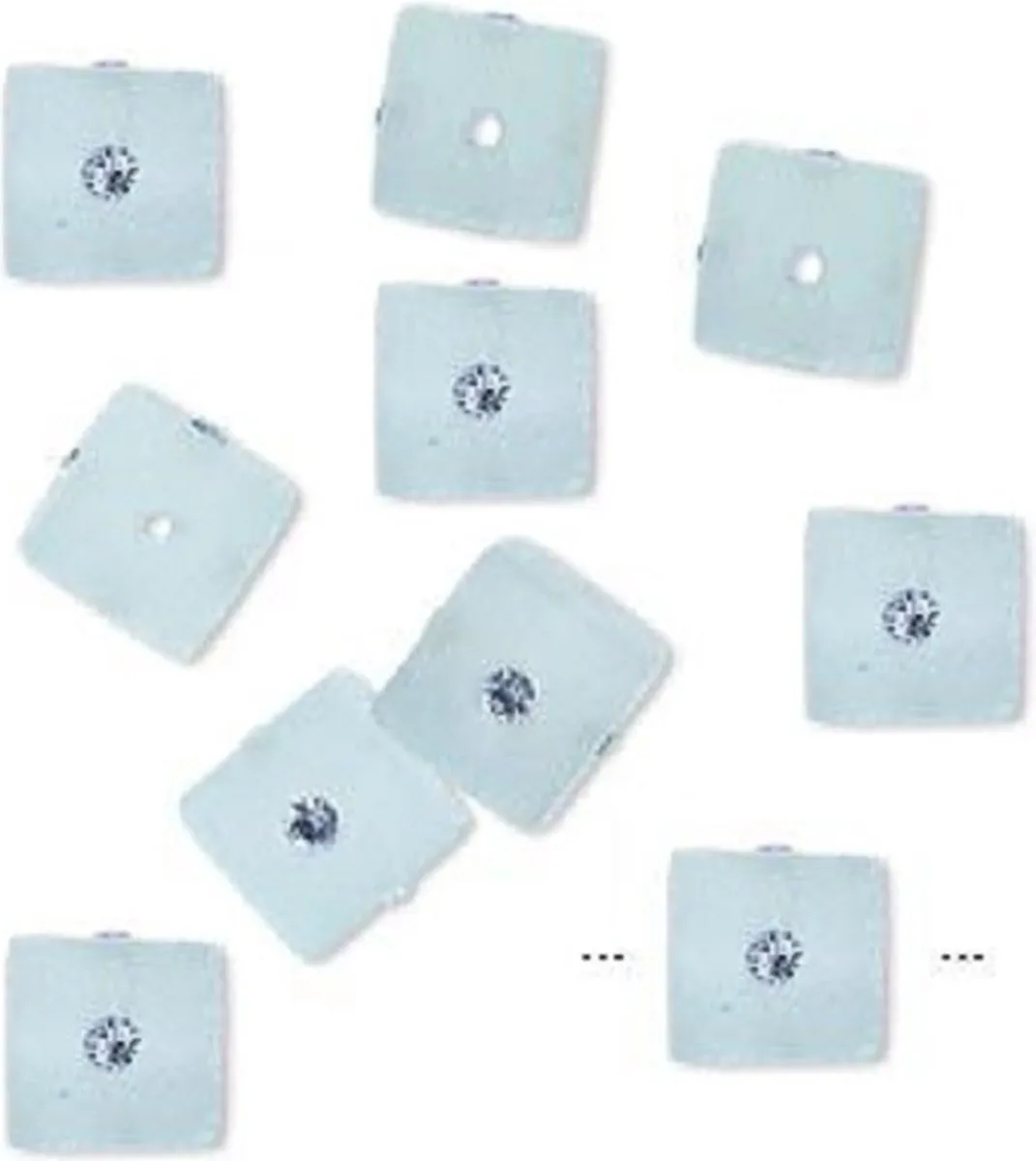 Swarovski Frosted Lichtblauwe Resin Kralen 8mm