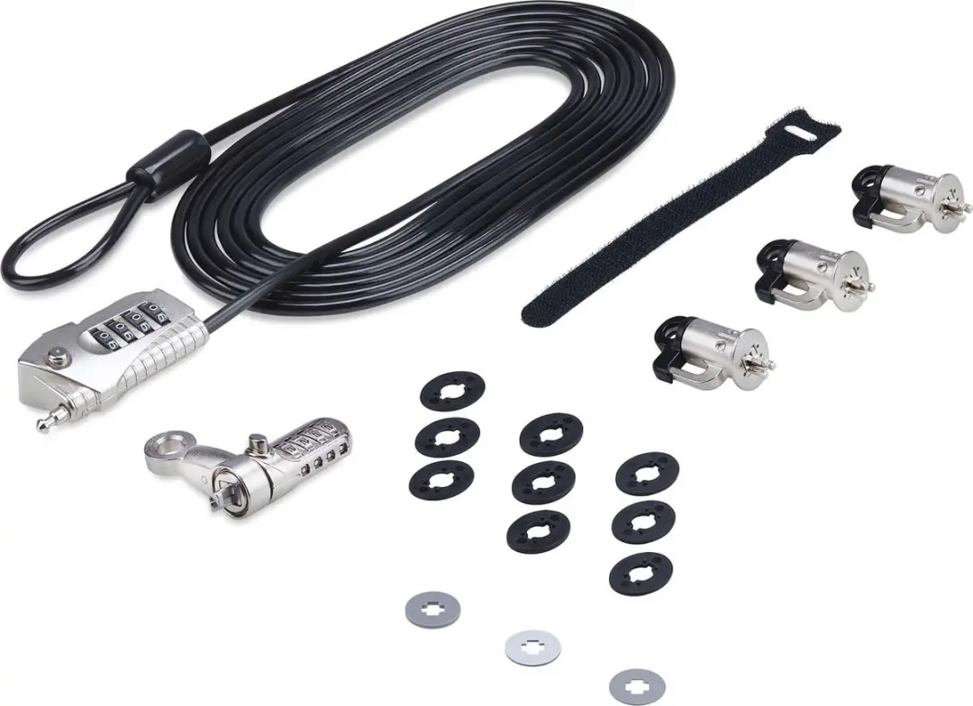StarTech.com Kabelslot Kit voor Laptop/Desktop & Randapparatuur, Anti-diefstal B