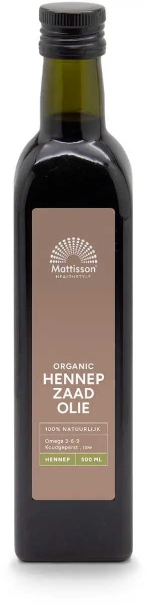 Mattisson Biologische Hennepzaadolie 500ml