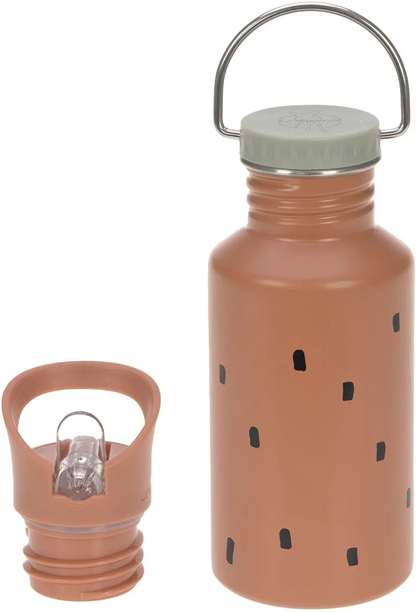 Lässig Happy Prints Fles Roestvrijstaal Caramel