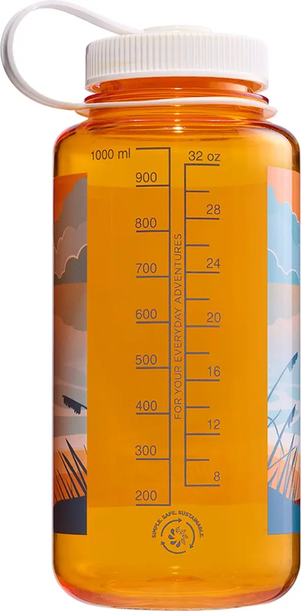 Nalgene Wide-Mouth 1000ml Drinkfles - BPA-vrij - Sunset - afbeelding 3 van 5