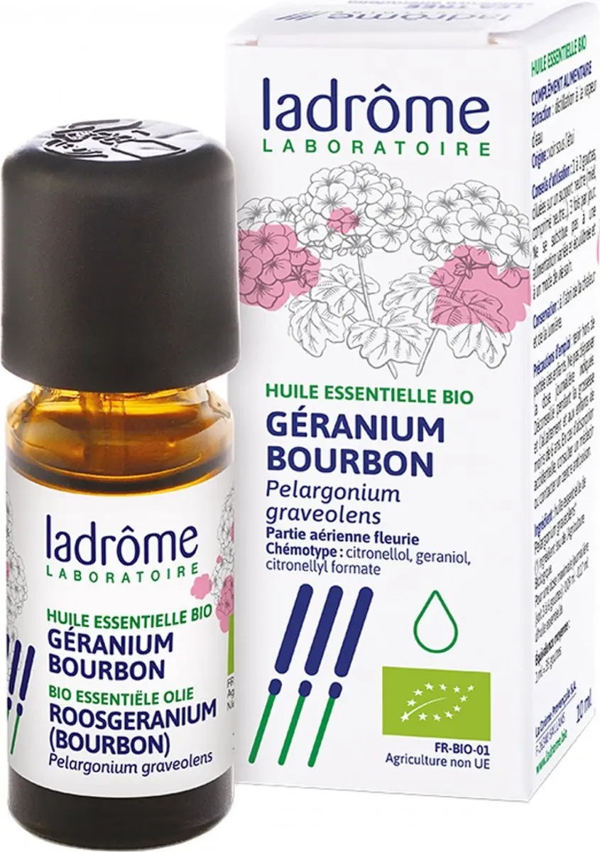 Ladrôme etherische olie Roosgeranium 10ml (bio)