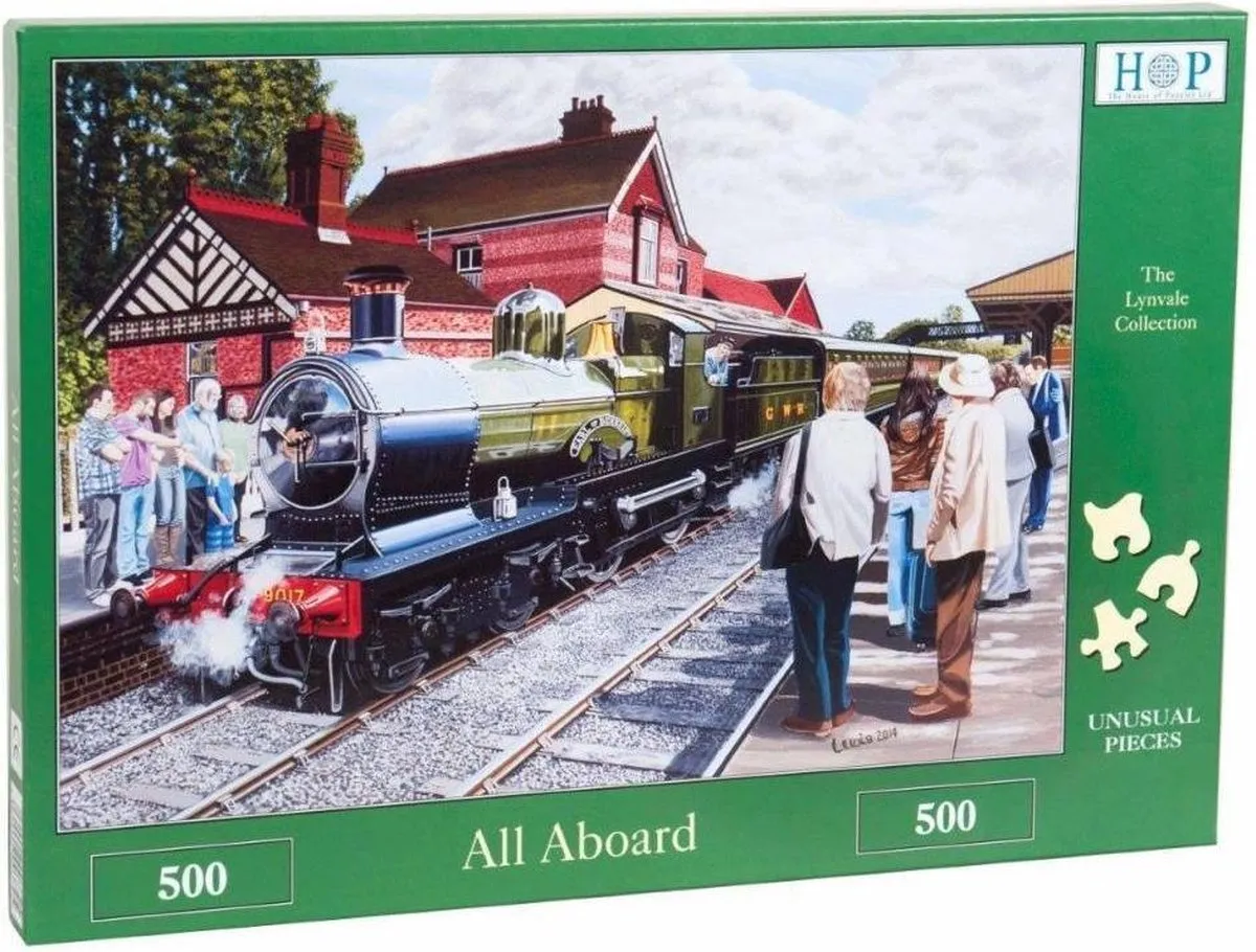 Legpuzzel - 500 stukjes - All Aboard - The House of Puzzles