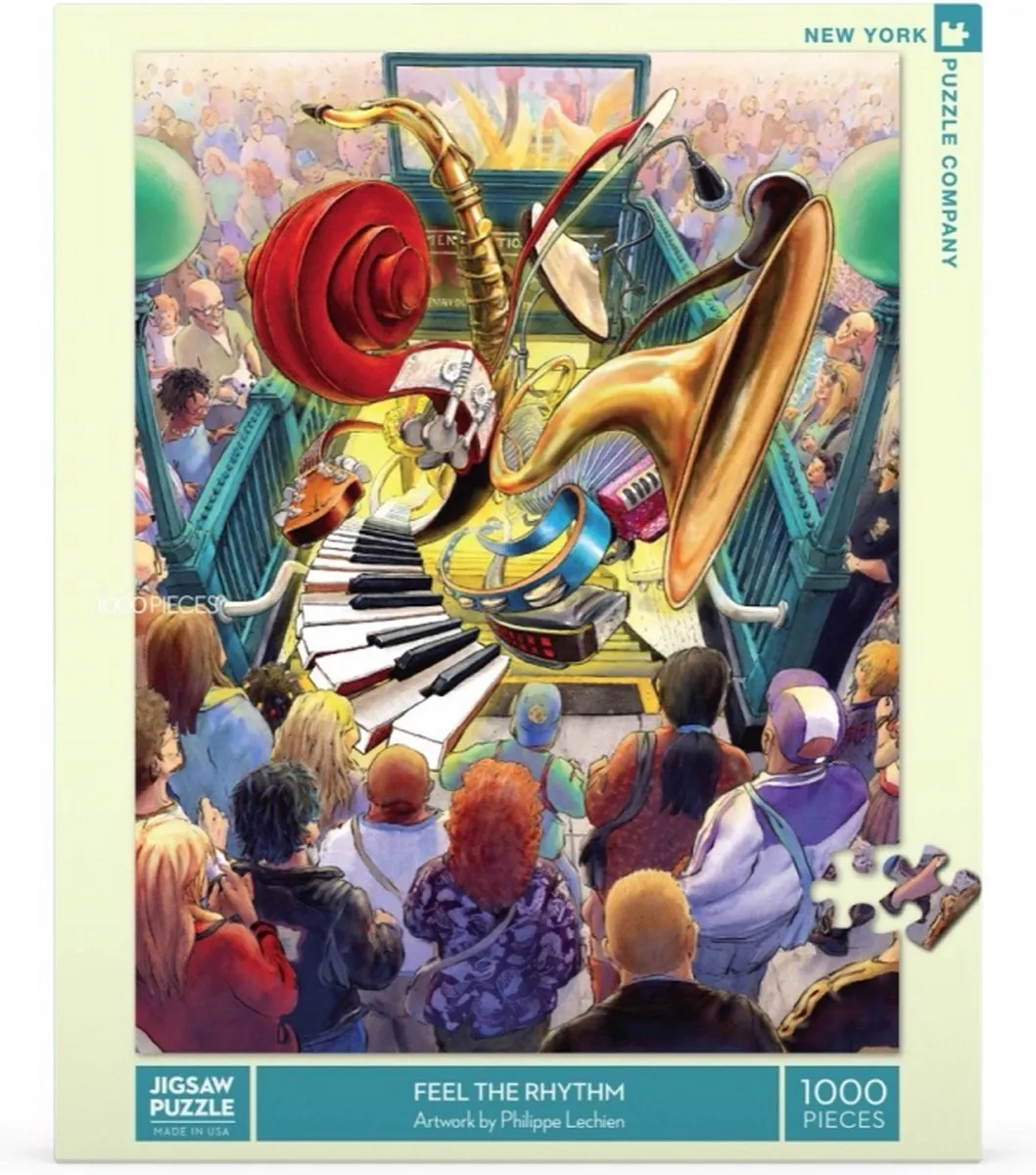 New York Puzzle Company Feel the Rhythm - 1000 pieces