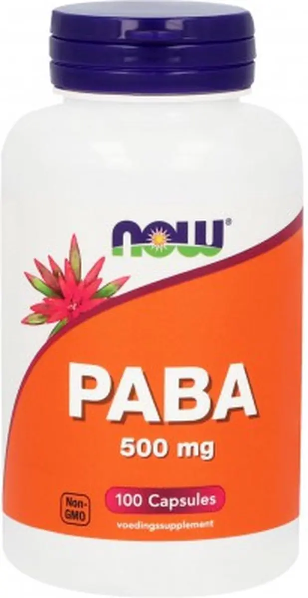 Now Foods PABA 500mg Capsules - 100 Stuks - afbeelding 6 van 6