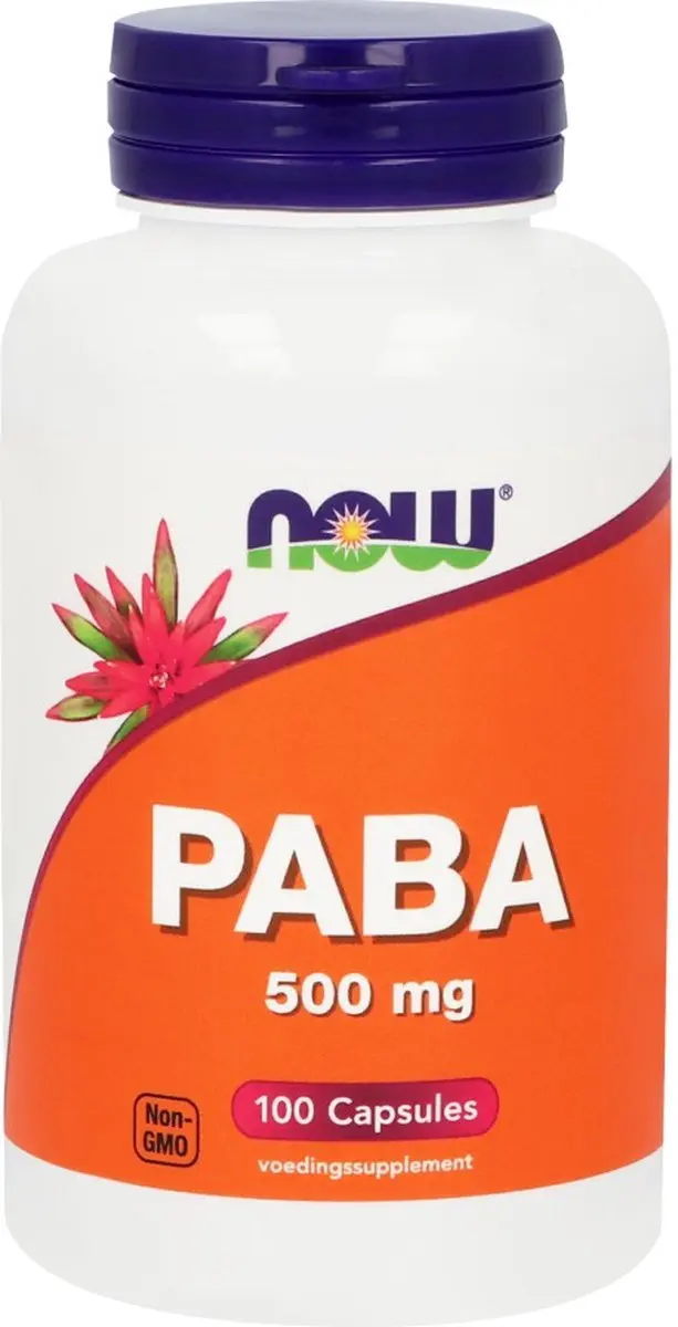 Now Foods PABA 500mg Capsules - 100 Stuks - afbeelding 5 van 6