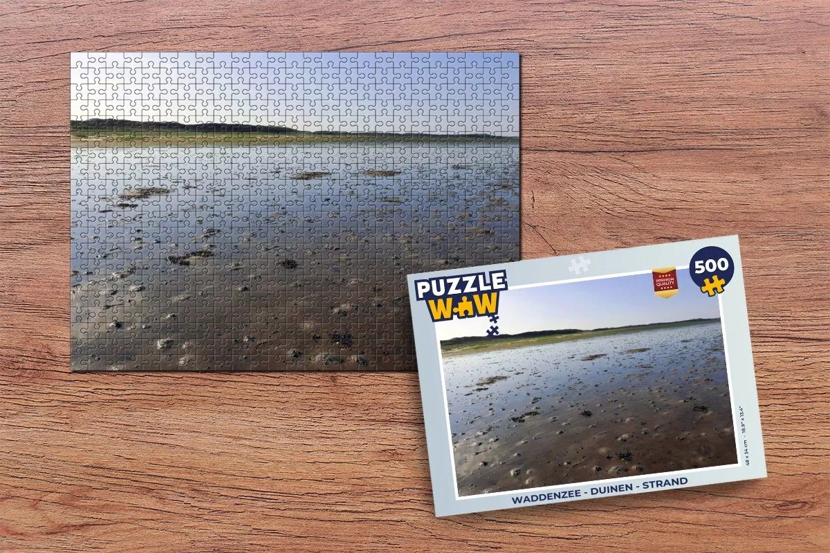 PuzzleWow Waddenzee Legpuzzel 500 Stuks - Multicolor