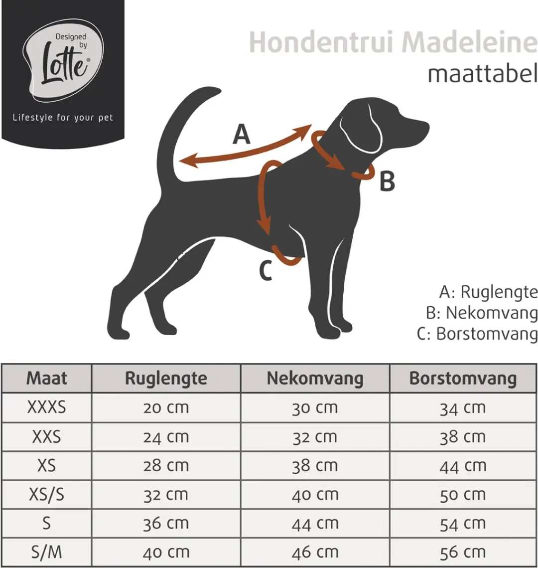 Designed by Lotte Madeleine Hondentrui - Taupe M