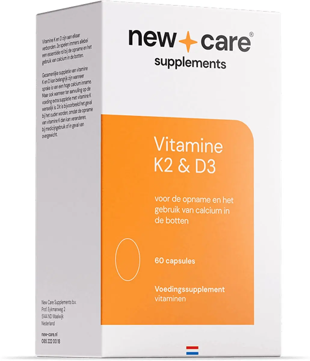 New Care Vitamine K2 & D3 60 Capsules