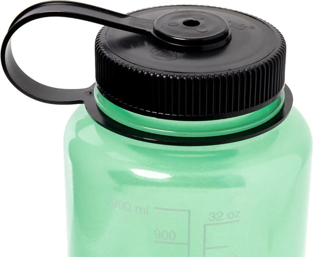 Nalgene Wide Mouth Fles 1L - Glow Green - afbeelding 3 van 4